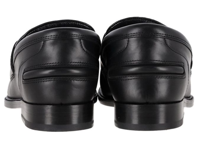 Mocassini Slip on Lanvin in pelle nera - vista 5