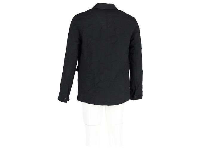 Acne Akne Studios maßgeschneiderte Arbeitsjacke aus schwarzer Baumwolle - Ansicht 6