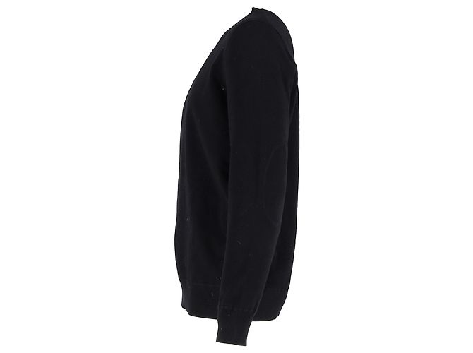 Apc Pull ras du cou A.P.C. en laine noire - vue 2