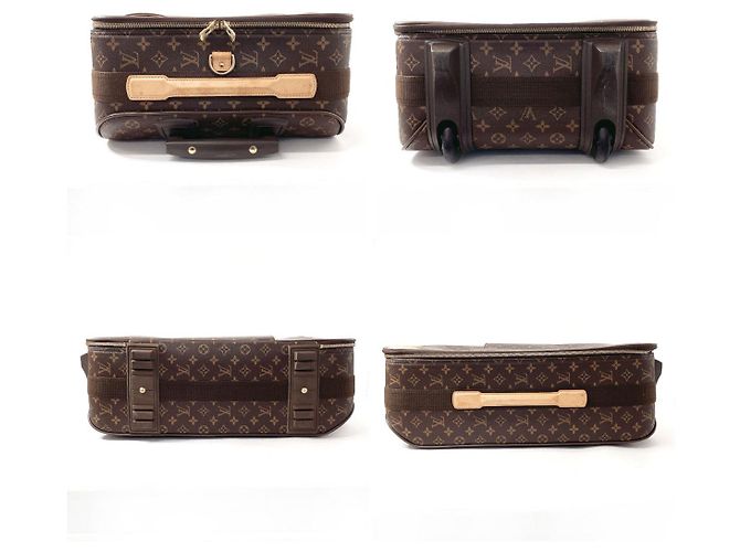 Valise Monogram Pegase 55 de Louis Vuitton Marron - vue 4