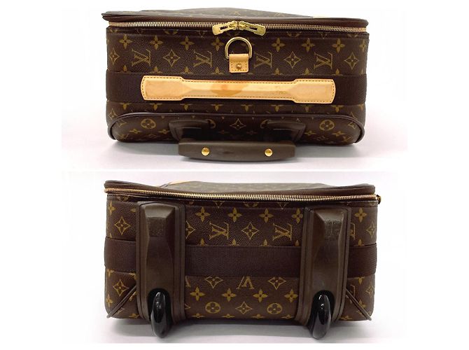 Valise Monogram Pegase 55 de Louis Vuitton Marron - vue 4