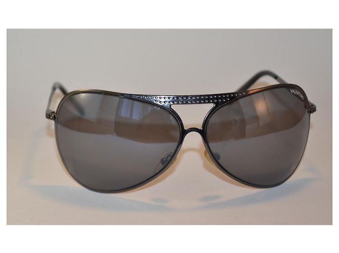 occhiali da sole Valentino Garavani 0276 metallo argento - vista 2