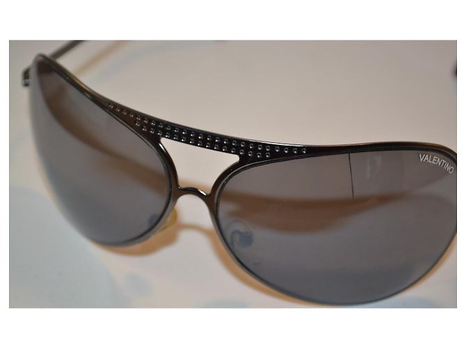 occhiali da sole Valentino Garavani 0276 metallo argento - vista 3