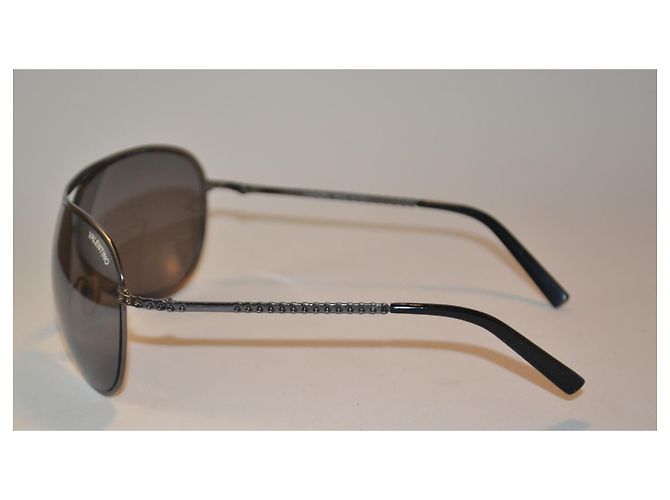 occhiali da sole Valentino Garavani 0276 metallo argento - vista 4