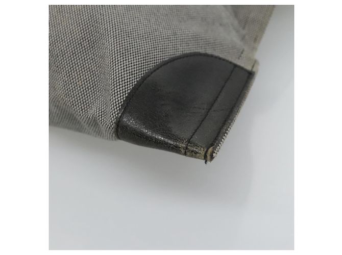BURBERRY Blue Label Tragetasche aus grauem Canvas Auth ti2997 Braun - Ansicht 9