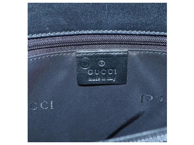 Borsa a mano GUCCI in nylon outlet nera 002 1028 Auth bs24525 Nero - vista 17