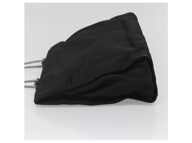 Borsa a mano GUCCI in nylon outlet nera 002 1028 Auth bs24525 Nero - vista 3