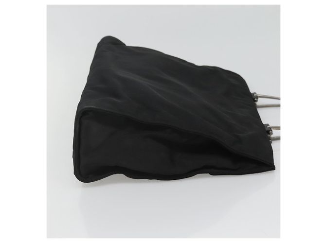 Borsa a mano GUCCI in nylon outlet nera 002 1028 Auth bs24525 Nero - vista 4