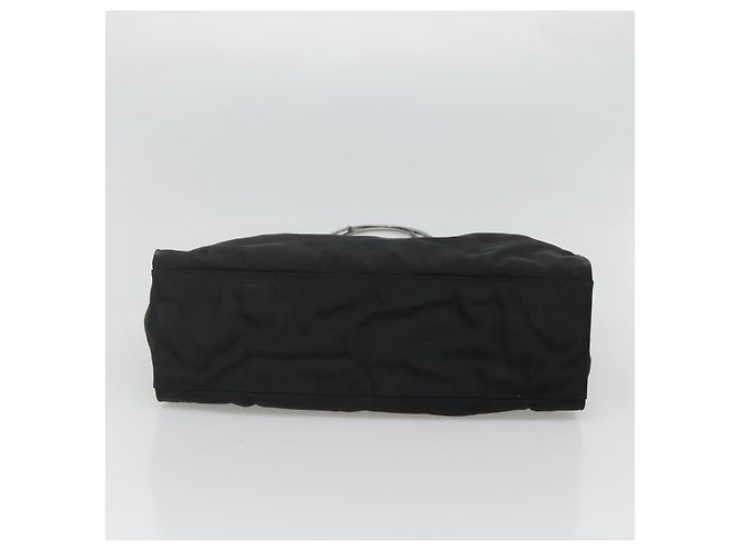 Borsa a mano GUCCI in nylon outlet nera 002 1028 Auth bs24525 Nero - vista 5