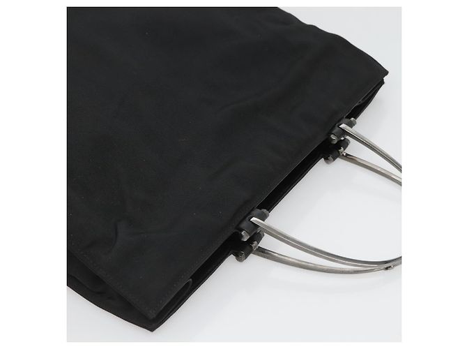 Borsa a mano GUCCI in nylon outlet nera 002 1028 Auth bs24525 Nero - vista 6