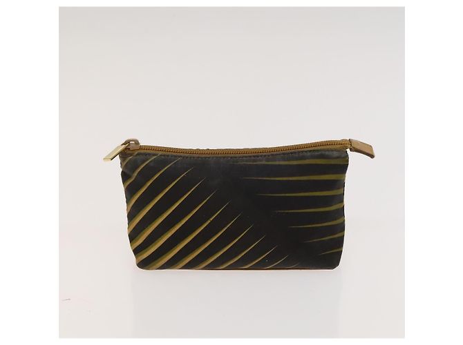 Gucci Pochette in pelle nylon 2Set Nero Beige Auth bs24715 - vista 10
