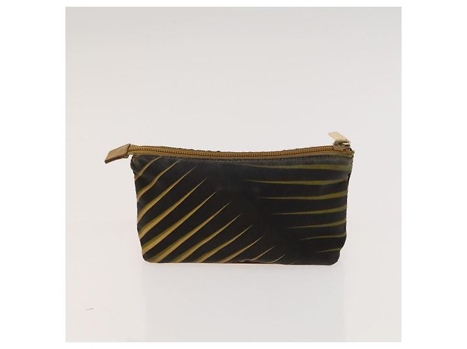 Gucci Pochette in pelle nylon 2Set Nero Beige Auth bs24715 - vista 11