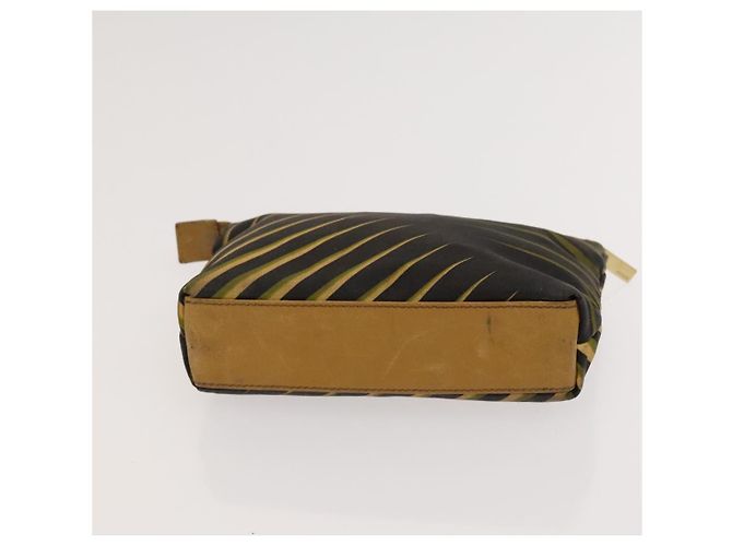 Gucci Pochette in pelle nylon 2Set Nero Beige Auth bs24715 - vista 14
