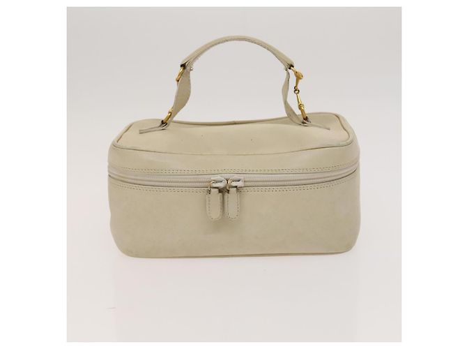 Gucci Pochette in pelle nylon 2Set Nero Beige Auth bs24715 - vista 2