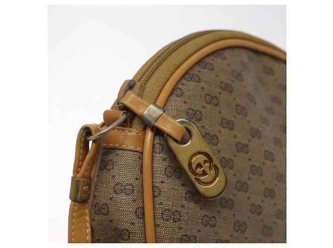 Gucci Borsa a spalla Micro GG Supreme PVC Beige 007 983 1113 Auth BA1401 - vista 10