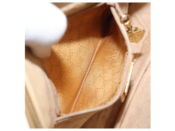 Gucci Borsa a spalla Micro GG Supreme PVC Beige 007 983 1113 Auth BA1401 - vista 21