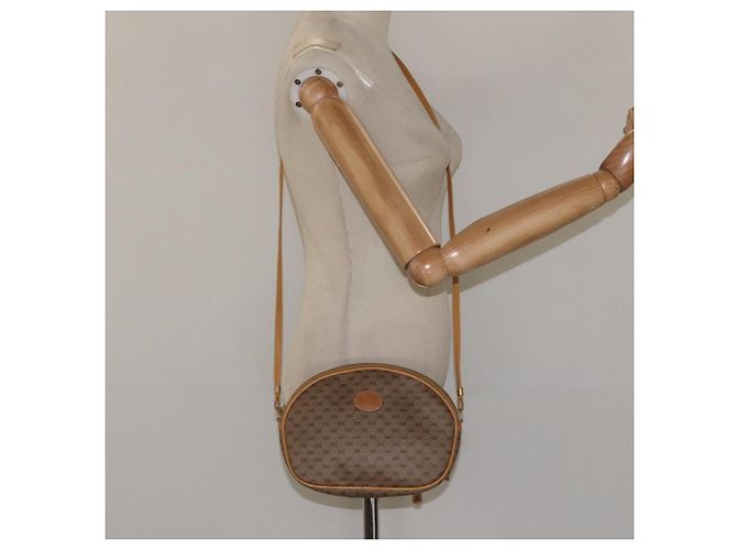 Gucci Borsa a spalla Micro GG Supreme PVC Beige 007 983 1113 Auth BA1401 - vista 22