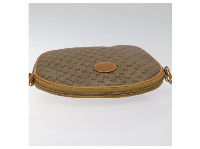 Gucci Borsa a spalla Micro GG Supreme PVC Beige 007 983 1113 Auth BA1401 - vista 6
