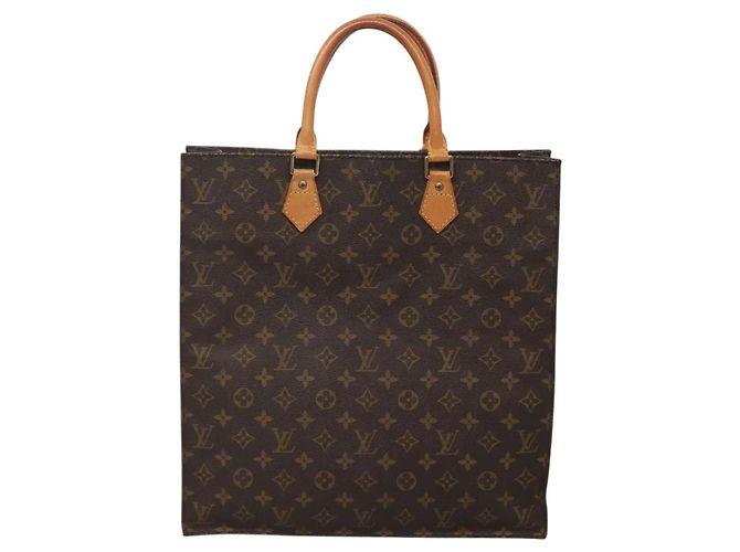 LOUIS VUITTON Borsa Sac Plat Monogram M51140 LV Auth 119745 Monogramma - vista 13