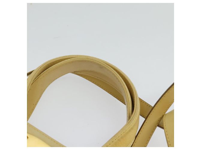 Salvatore Ferragamo Vala Hand Bag Suede Beige Gold Auth BA1438 Golden - view 8