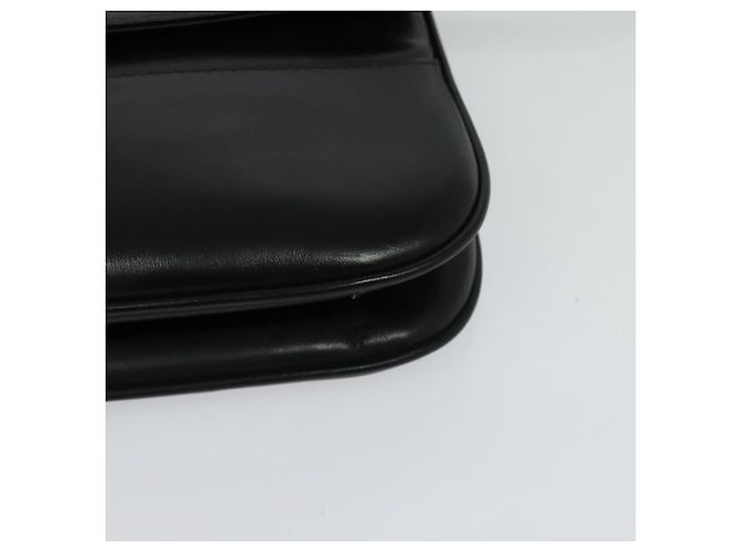 BALLY Schultertasche aus schwarzem Leder Auth BA1165 - Ansicht 14