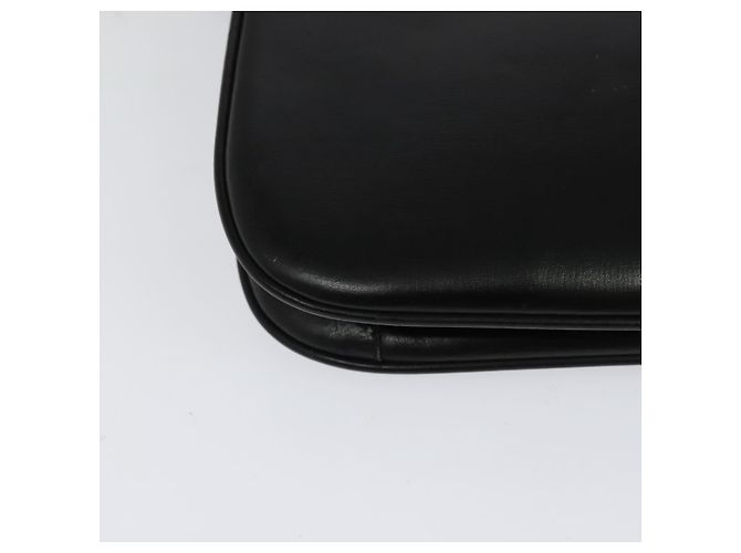 BALLY Schultertasche aus schwarzem Leder Auth BA1165 - Ansicht 15