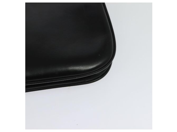 BALLY Schultertasche aus schwarzem Leder Auth BA1165 - Ansicht 16