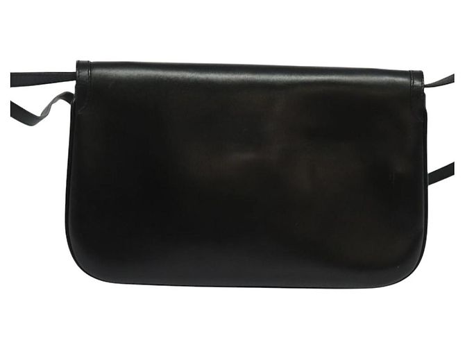 BALLY Schultertasche aus schwarzem Leder Auth BA1165 - Ansicht 2