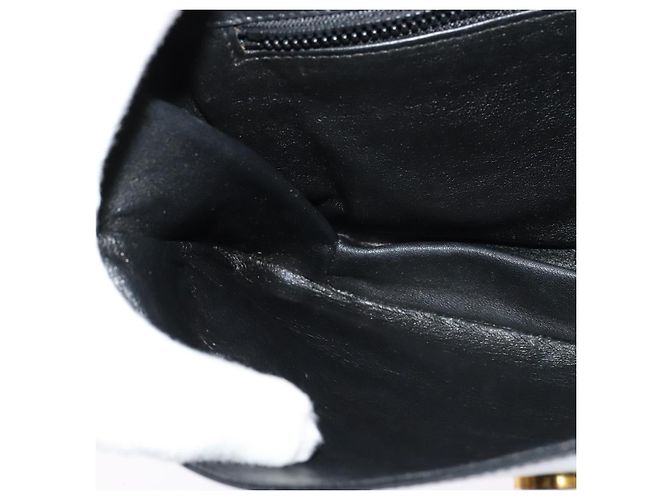 BALLY Schultertasche aus schwarzem Leder Auth BA1165 - Ansicht 20
