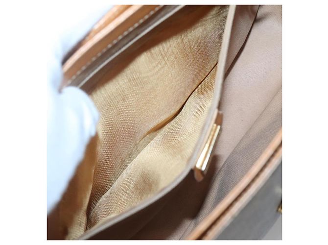 Gucci Borsa a spalla Micro GG Supreme PVC Beige Oro 001 116 0924 Auth th5924 D'oro - vista 10