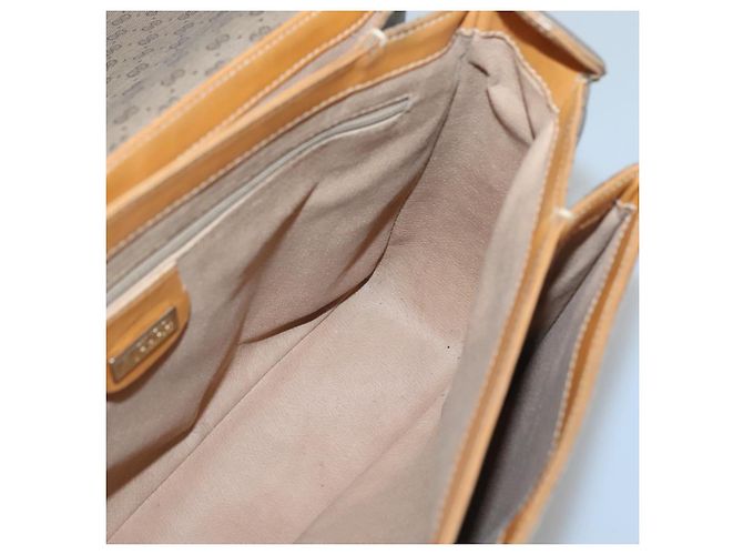 Gucci Borsa a spalla Micro GG Supreme PVC Beige Oro 001 116 0924 Auth th5924 D'oro - vista 17