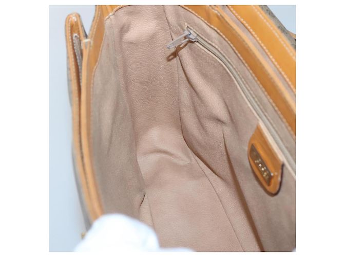Gucci Borsa a spalla Micro GG Supreme PVC Beige Oro 001 116 0924 Auth th5924 D'oro - vista 18
