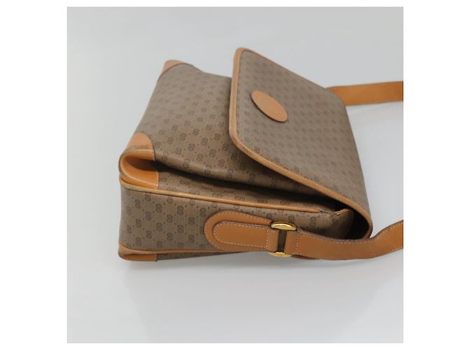 Gucci Borsa a spalla Micro GG Supreme PVC Beige Oro 001 116 0924 Auth th5924 D'oro - vista 4