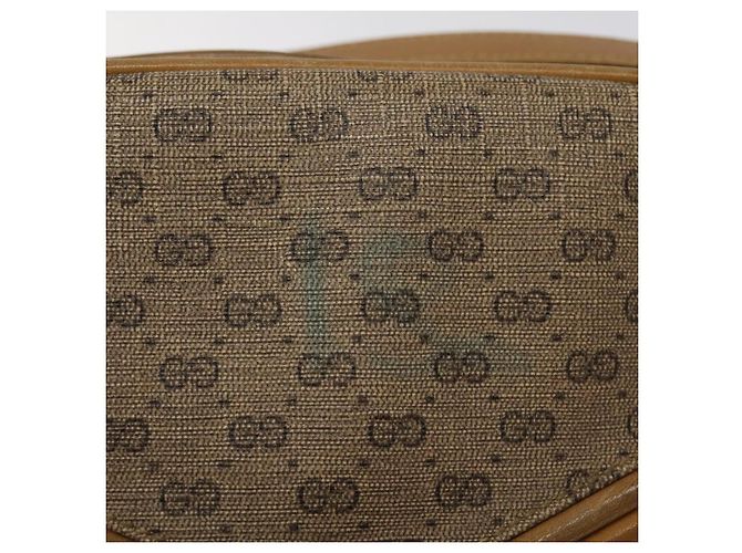 Gucci Borsa a spalla Micro GG Supreme in PVC Beige Auth BA1399 - vista 10