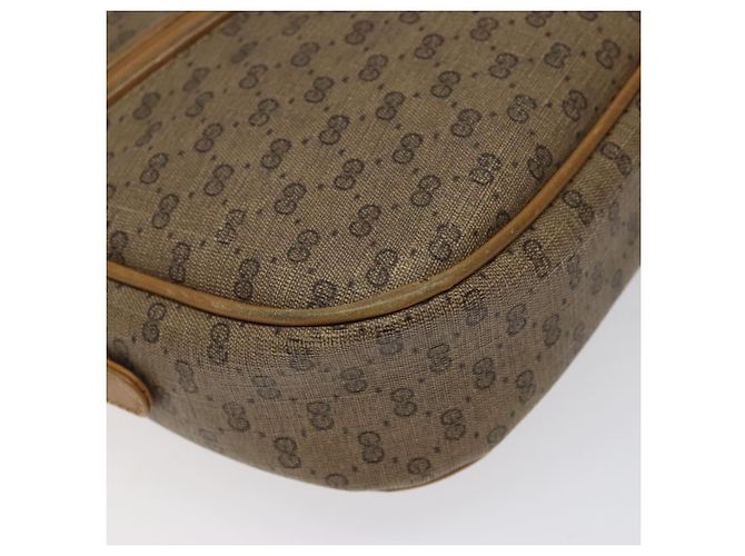 Gucci Borsa a spalla Micro GG Supreme in PVC Beige Auth BA1399 - vista 15