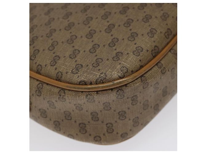 Gucci Borsa a spalla Micro GG Supreme in PVC Beige Auth BA1399 - vista 17