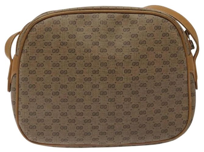 Gucci Borsa a spalla Micro GG Supreme in PVC Beige Auth BA1399 - vista 2