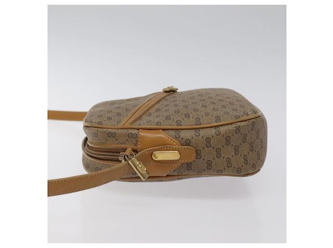 Gucci Borsa a spalla Micro GG Supreme in PVC Beige Auth BA1399 - vista 4