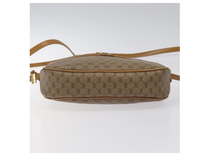 Gucci Borsa a spalla Micro GG Supreme in PVC Beige Auth BA1399 - vista 5