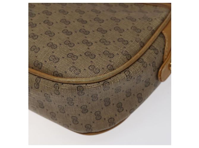Gucci Borsa a spalla Micro GG Supreme in PVC Beige Auth BA1399 - vista 8