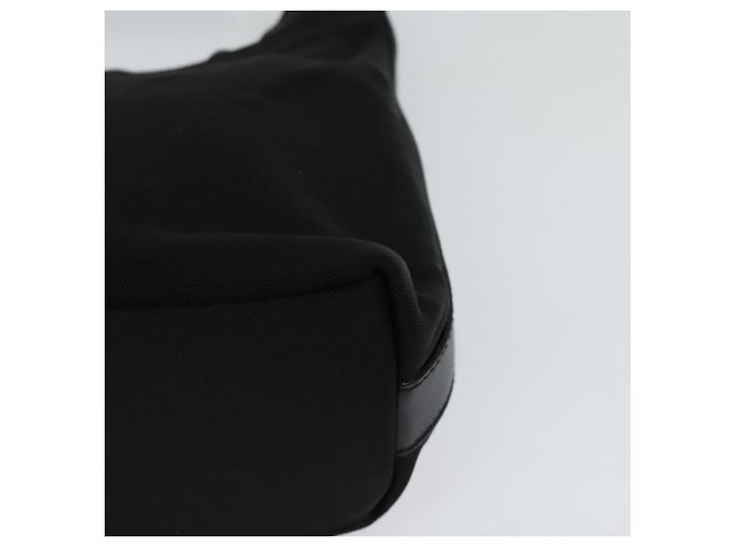Borsa a mano GUCCI in nylon nero argento 000 0601 Auth ep8657 - vista 16