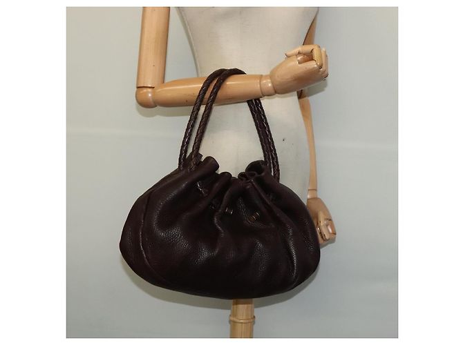 Borsa a mano GUCCI in nylon nero argento 000 0601 Auth ep8657 - vista 19