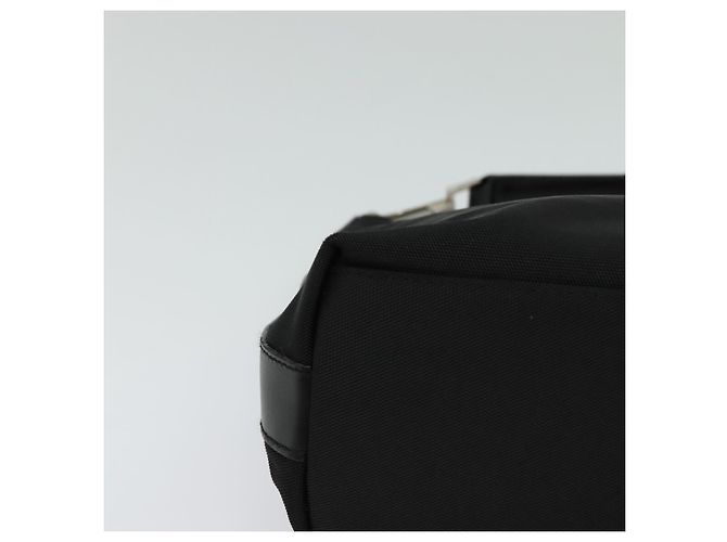 Borsa a mano GUCCI in nylon nero argento 000 0601 Auth ep8657 - vista 9
