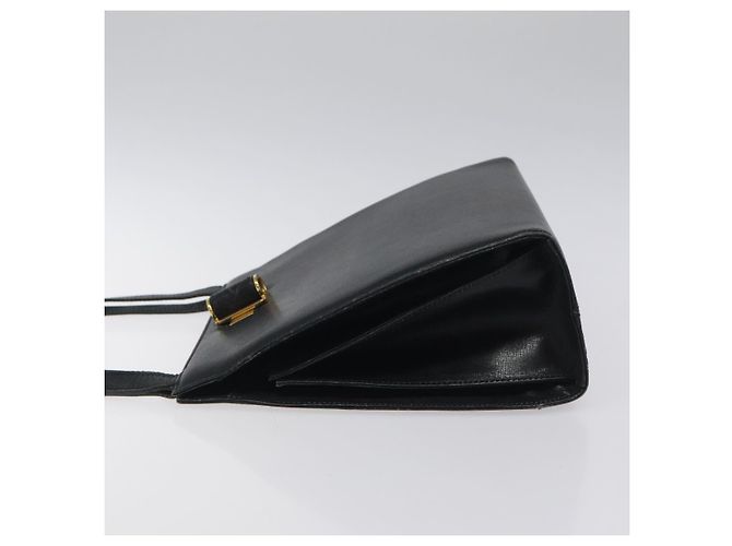 Schultertasche Salvatore Ferragamo aus schwarzem Leder mit Gold Auth 116392 Golden - Ansicht 4