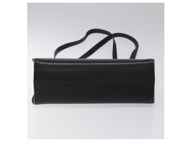 Schultertasche Salvatore Ferragamo aus schwarzem Leder mit Gold Auth 116392 Golden - Ansicht 5