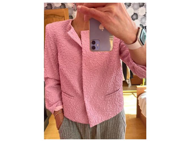 Just Cavalli Jacke Rosa aus Polyester Pink - Ansicht 2