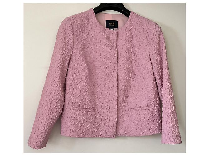 Just Cavalli Jacke Rosa aus Polyester Pink - Ansicht 3