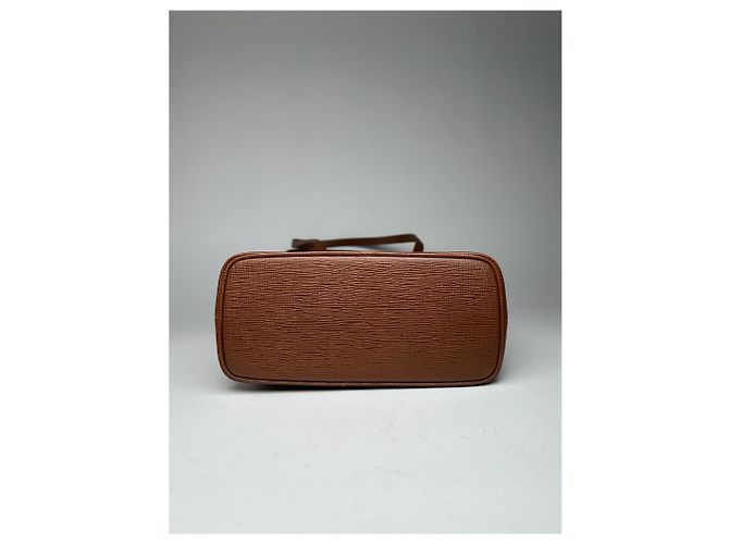Vintage Courreges Leder Eimer Tasche braun - Ansicht 12