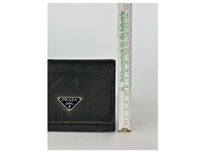 Vintage Prada Tessuto Wallet black - view 8
