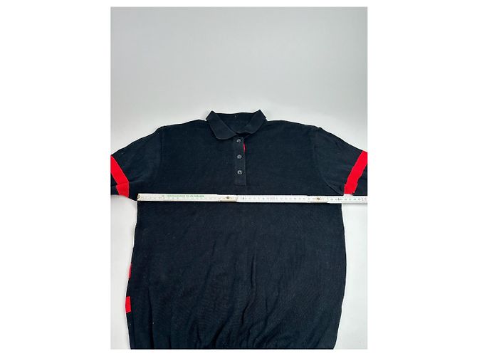 Polo vintage Dior nero rosso bianco - vista 10